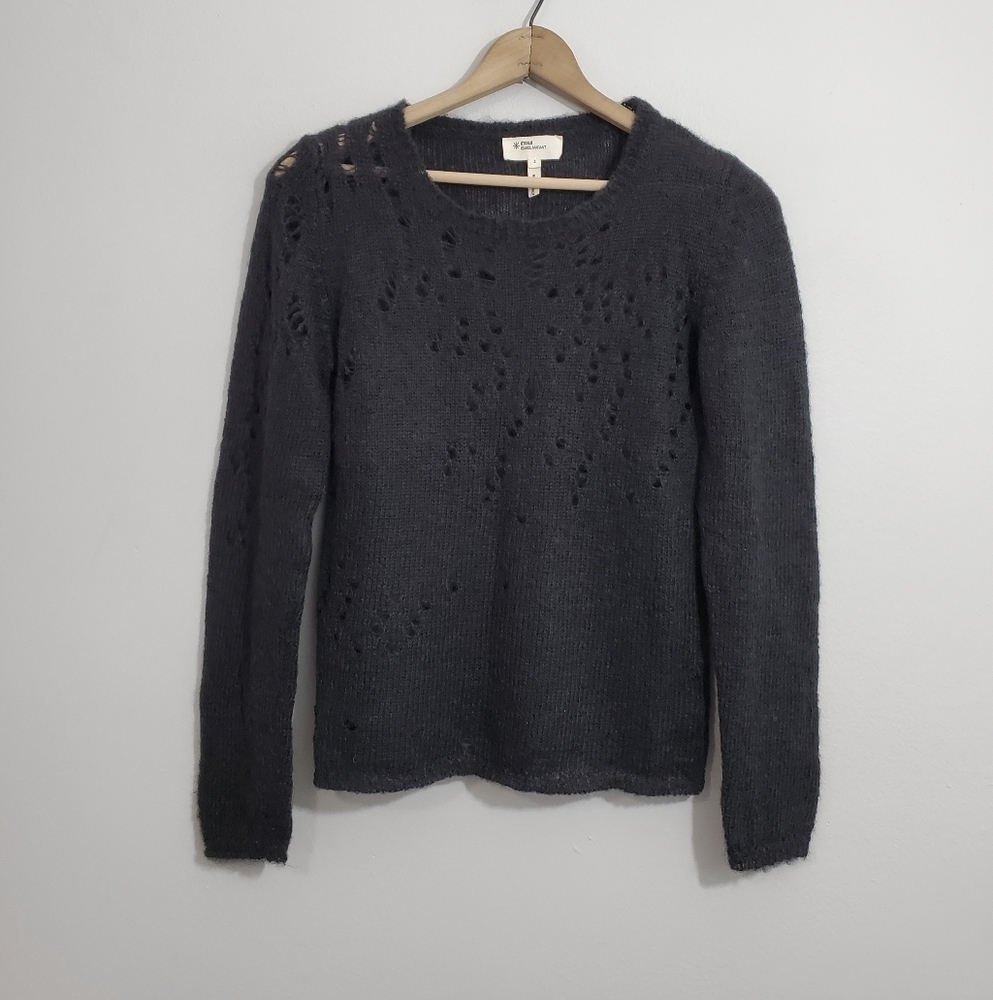 Isabel Marant Etoile Distressed Mohair/Wool Sweater